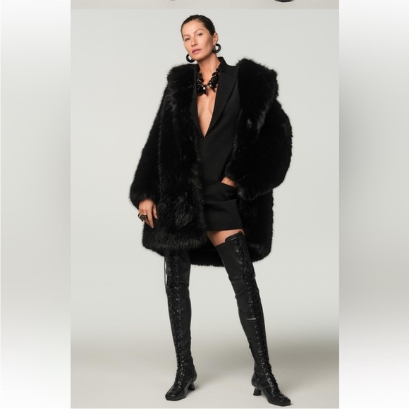STEFANO PILATI X ZARA FAUX FUR COAT